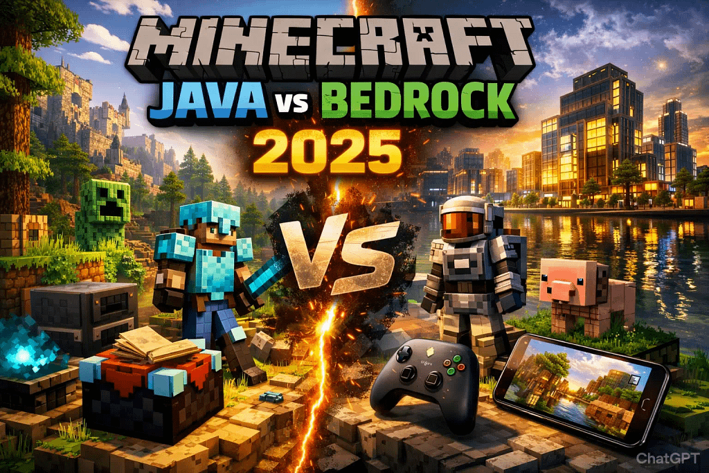 Minecraft Java vs Bedrock 2026: What’s Changed? 2 Minecraft Java vs Bedrock 2026