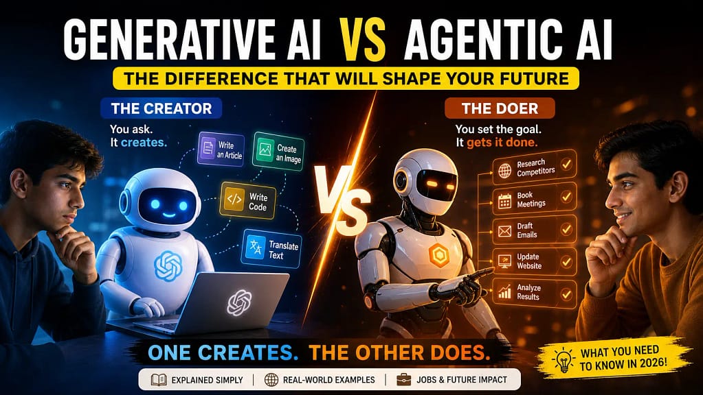 Agentic AI vs Generative AI