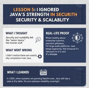 Is Java Still Worth Learning in 2026? A Tier-3 Fresher’s Honest View 5 Java Security and scalability