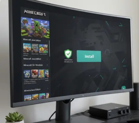 Minecraft Java Download Guide 2026 (Official & Safe Method) 4 Official Minecraft Launcher interface used to download and install Java Edition safely