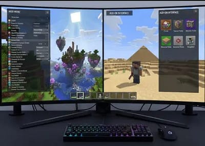 Minecraft Java vs Bedrock PC Differences You Should Know 4 Minecraft Java vs Bedrock PC differences showing gameplay settings and controls