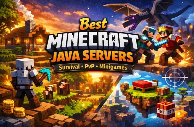 Best Minecraft Java Servers for Survival, PvP & Minigames in 2026 2 Minecraft Java Servers