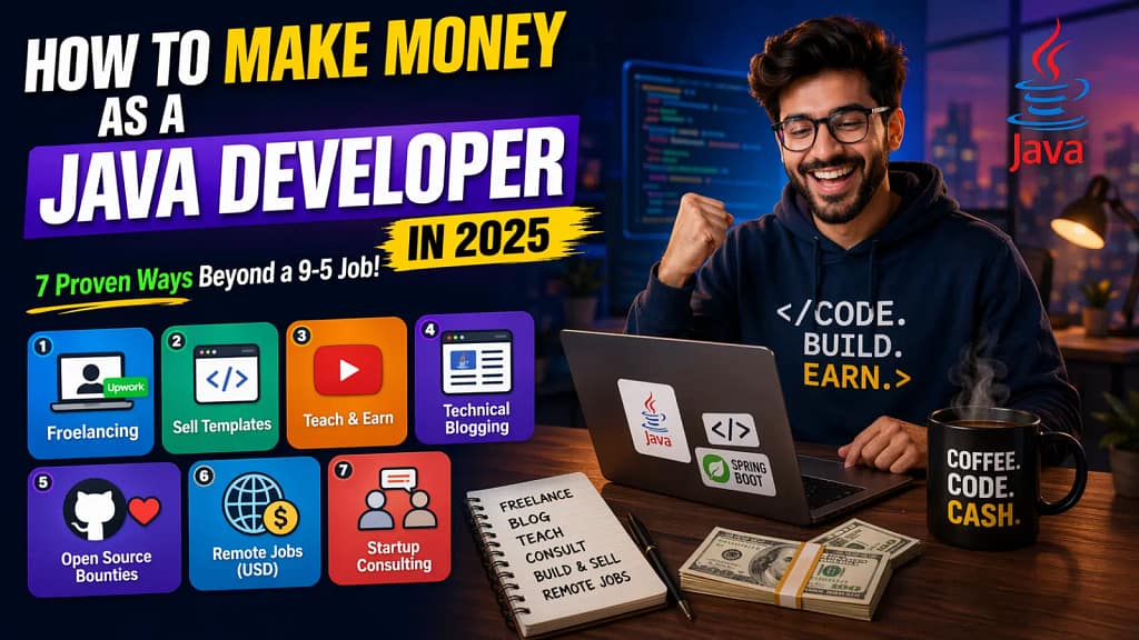 how to make money as a java developer