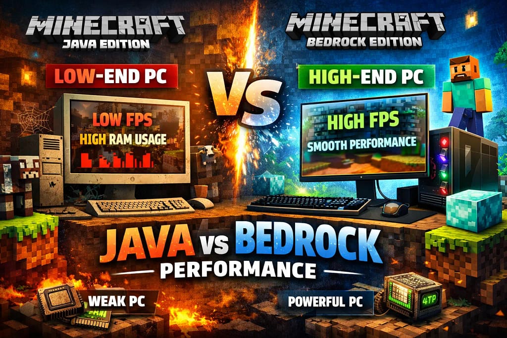 Minecraft Java vs Bedrock Performance