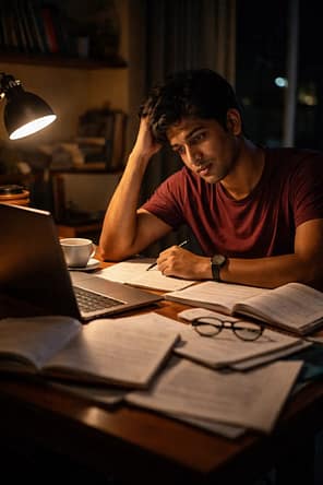 Late Nights, College Stress, and Accidentally Finding AI Tools 5 freelance work moments