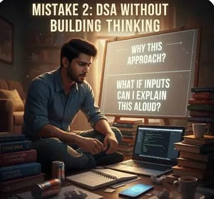 I Learned Java Still no Job — What I Missed 5 Mistake 4 DSA without building logic