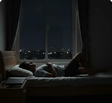 Daily Routine of a Fresher Preparing for IT Jobs (The Real, Quiet Version) 6 Fresher overthinking at night during IT job preparation