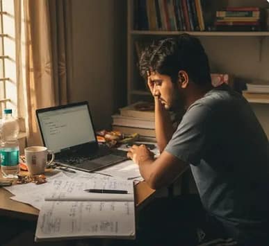 Daily Routine of a Fresher Preparing for IT Jobs (The Real, Quiet Version) 4 Fresher studying programming basics for IT job preparation