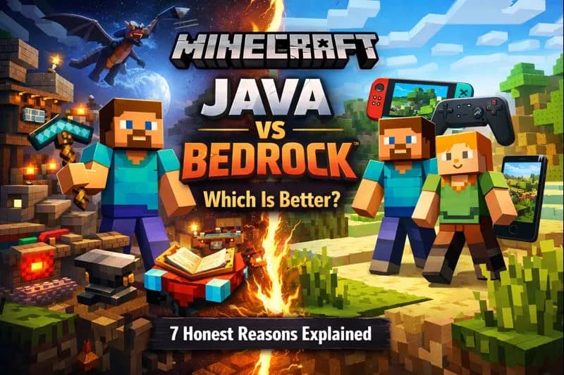 Minecraft Java vs Bedrock: Which Is Better? 7 Honest Reasons Explained 2 minecraft java vs bedrock which is better